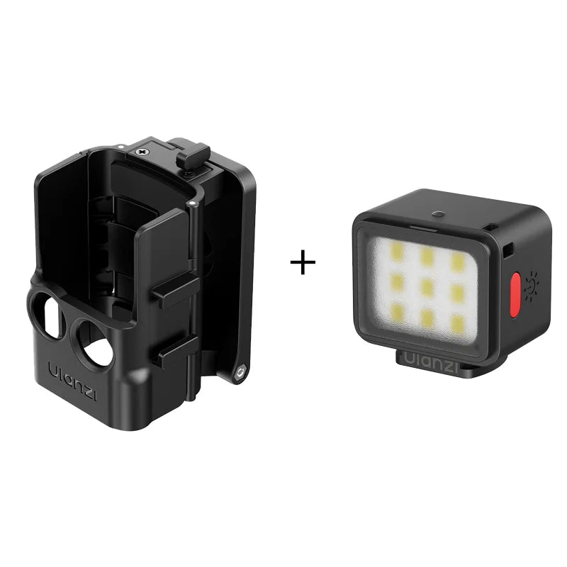 ជើងទ្រពង្រីកម៉ាញេទិក Ulanzi PK15 Pocket 3 សម្រាប់ DJI OSMO Pocket 3 ជើងទ្រភ្លើងវីដេអូដែលអាចលៃតម្រូវបាន 180°