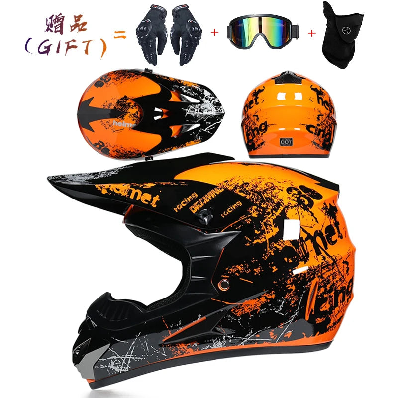 fiery Motocross Helmet Off Road Professional ATV Cross Helmets MTB DH Racing Motorcycle Helmet Dirt Bike Capacete de Moto casco