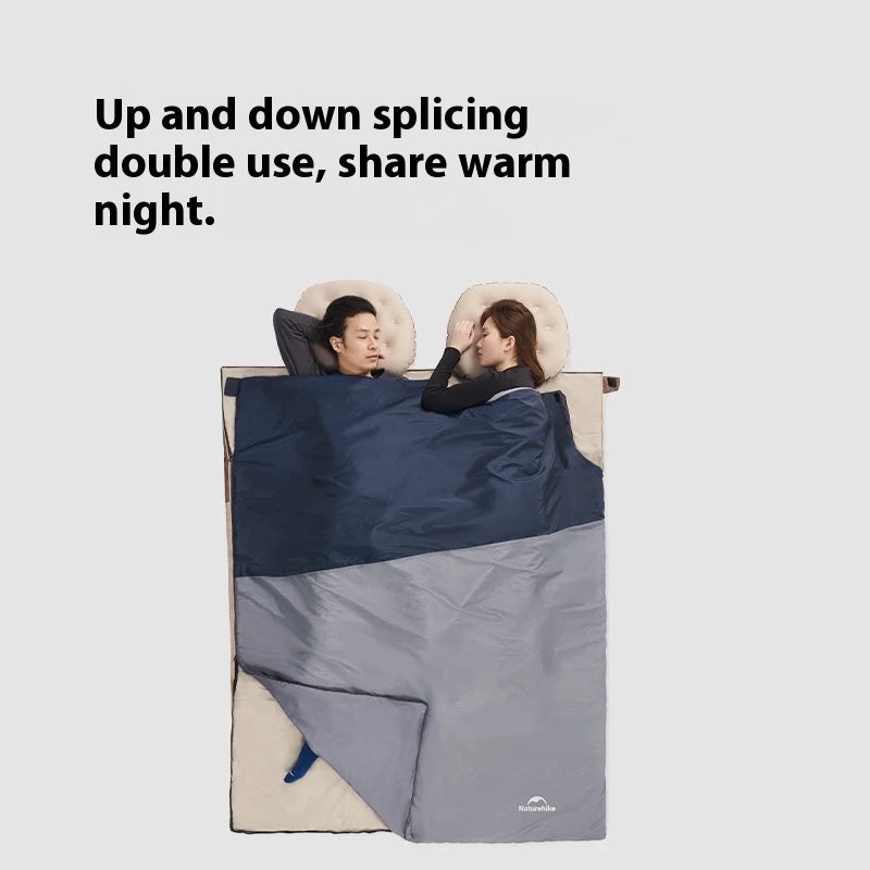 Naturehike Sleeping Bag LW180 Outdoor Ultralight Portable Waterproof Summer Sleeping Bag Envelope Cotton Camping Sleeping Bag