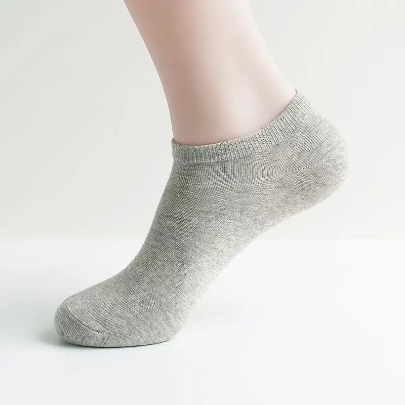Men Women Cotton No Show Boat Socks Solid Black White Thin Breathable Sweat Wicking Low Cut Ankle Socks Spring Summer Wholesale