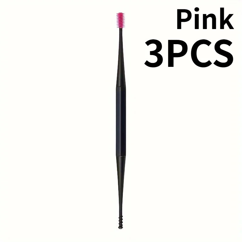 3PCS Remove Earwax Quickly with This Gentle Double-Ended Ear Cleaner, Ear picking tools, 3 colors to choose from