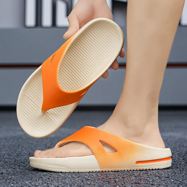 Summer Thick Sole Bottom Platform Flip Flops Men Slippers EVA Soft Beach Slippers Indoor Outdoor Lightweight