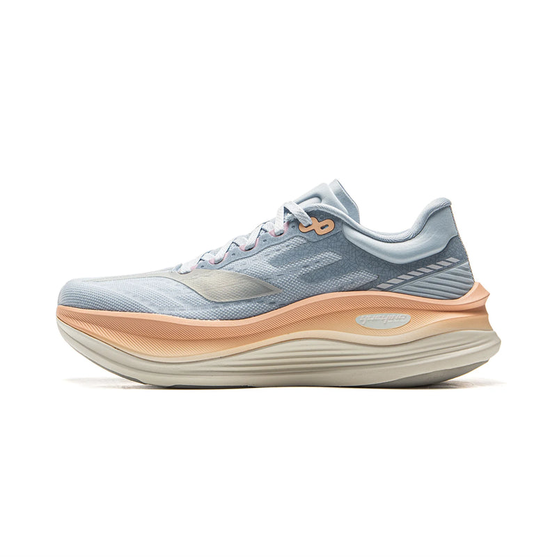 ស្បែកជើងរត់ Li-Ning សម្រាប់នារី YUEYING 5 PRO Optimized Cushion ជាមួយនឹងប្រអប់ម្រាមជើងធំទូលាយ SUPER BOOM ស្បែកជើងប៉ាតា Lining ឆ្លុះបញ្ចាំង ARHV014