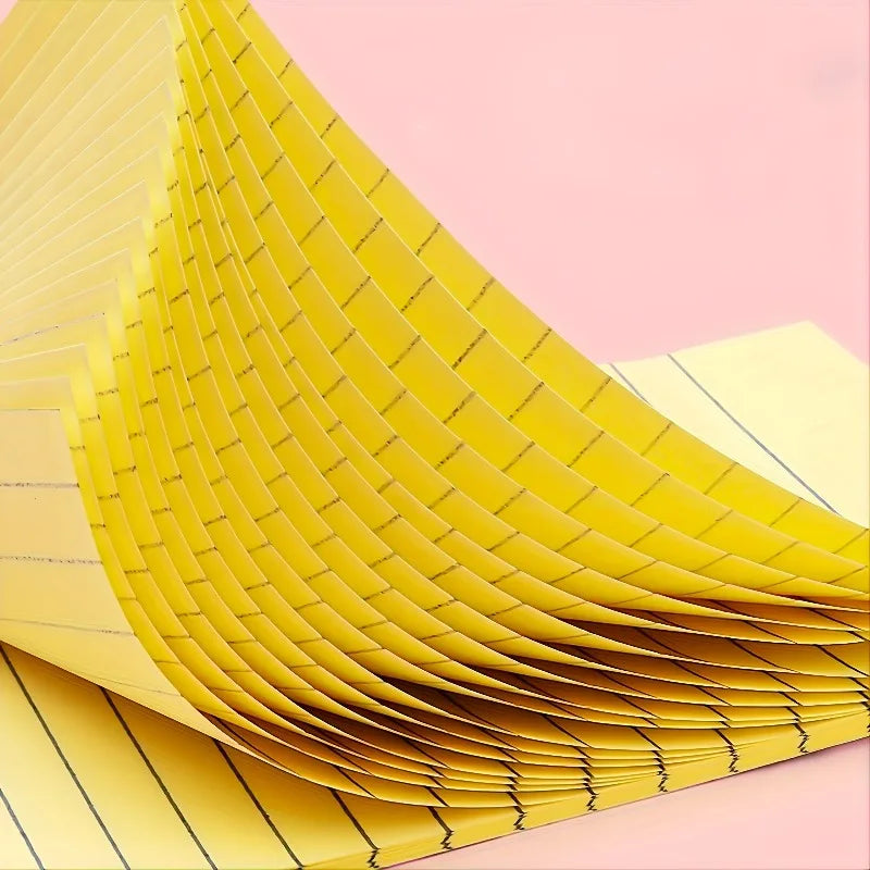 100sheets Horizontal Line Colored Sticky Notes,Tearable Student Message Memo Paper.-Office Stationery Memo Pad.notepad.