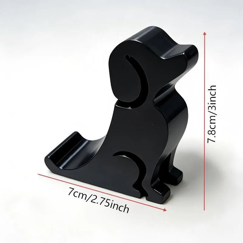 1pc 3D Cute Dog Phone Holder | PLA Material, Ideal for Office Desk, Bedroom, Living Room. phone holder,Two colors to choose from
