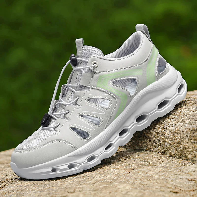 Mens Sports Shoes Autumn New Mesh Breathable Thick Sole Anti Slip Daily Casual Outdoor Jogging Fashion Sneakers for Men