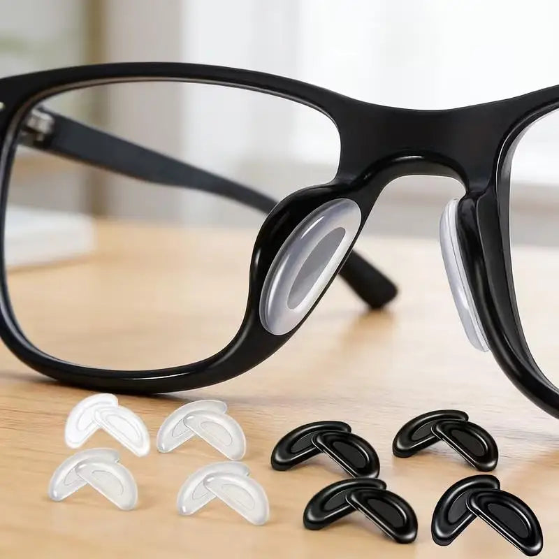 20pcs Soft Nose Pads for Glasses – Non-Slip, High Air Chamber Design, Odorless Eyewear Replacement Set
