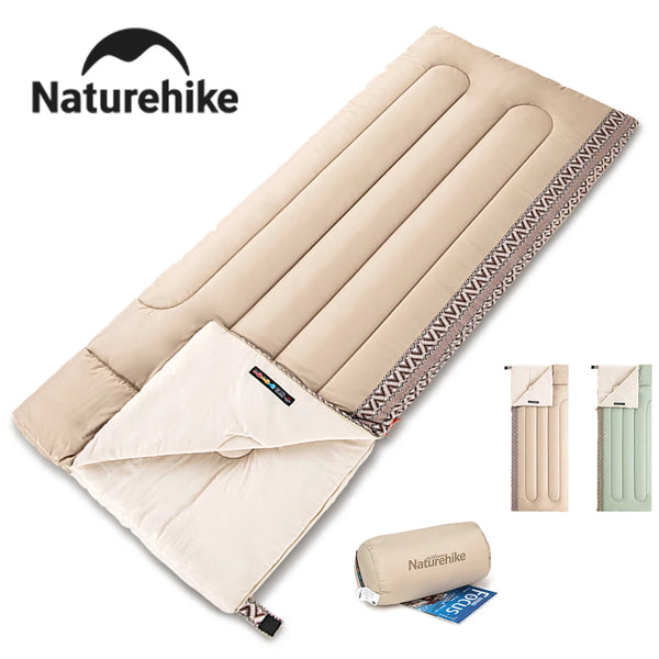 Naturehike Sleeping Bag L150 Ultralight Portable Cotton Sleeping Bag Spliceable Summer Sleeping Bag Outdoor Camping Sleeping Bag