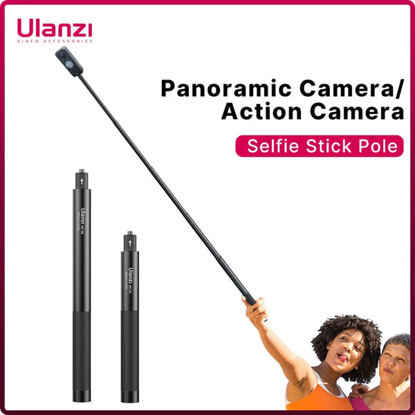 ដំបង Selfie មើលមិនឃើញ Ulanzi MT-57 MT-58 Insta360 80/120CM អាចពង្រីកបាន ដំបងជាសកលសម្រាប់ GoPro Insta360 X4 X3 X2 GO 2