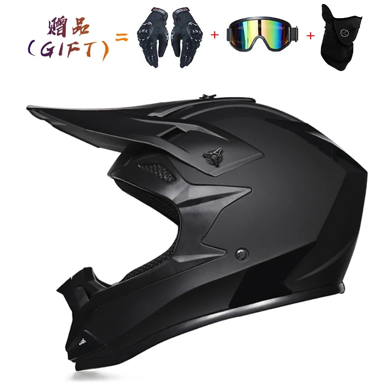 Motorcycle helmet motorcross off-road helmets ATV Dirtbike downhill racing helmet DOT capacete Bicycle DH speed reduction
