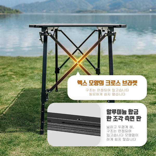 តុបោះតង់ Naturehike IGT 02 តុបោះតង់ក្រៅផ្ទះ ធ្វើពីអាលុយមីញ៉ូម អាចបត់បាន ងាយស្រួលយកតាមខ្លួន ដាំតែ ញ៉ាំលេងក្រៅផ្ទះ ចង្ក្រានបាប៊ីឃ្យូ មានក្បាលម៉ាស៊ីនទឹក