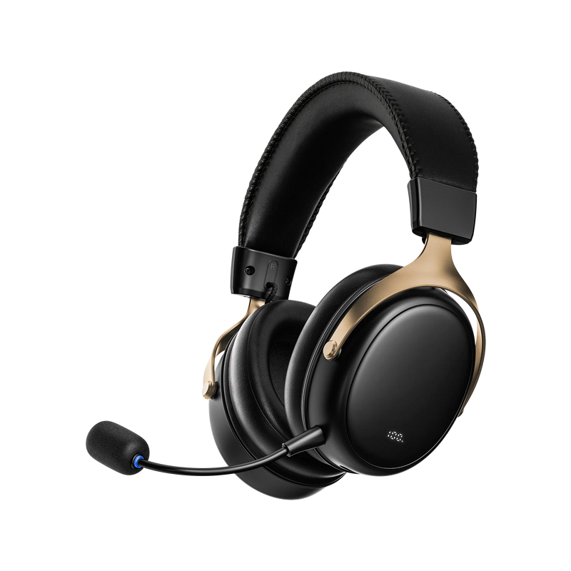 AKKO Verge S9 Ultra&Master E-Sports Headset with Mic Quad-Mode 7.1 Channel Surround Sound Pro-Tuned FPS Audio 53mm for Gamer