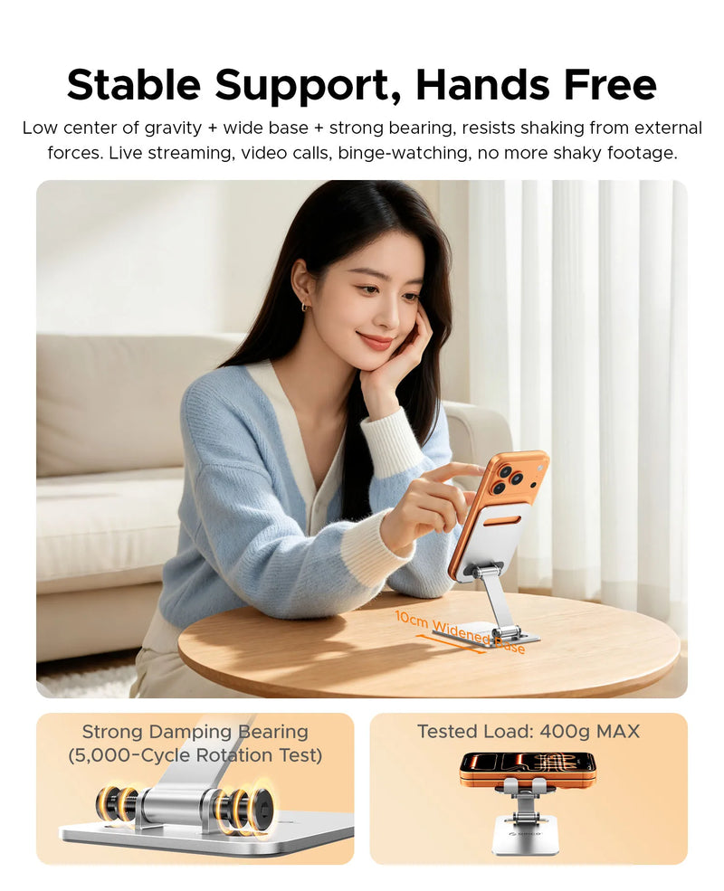 ORICO Portable Phone Holder Stand For IPhone IPad Xiaomi Adjustable Desktop Tablet Holder Universal Table Cell Phone Stand
