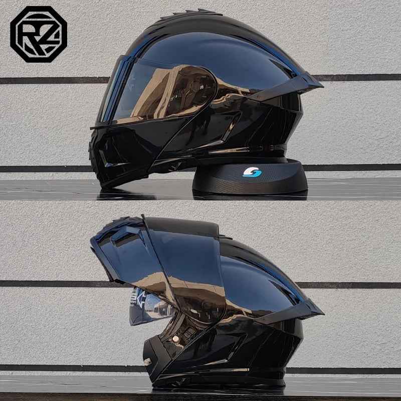 High Quality DOT Motorcycle Helmet Four Seasons Motocross Racing Modular Flip Up Casco Moto Men Women Off Road Helmet Unmasked