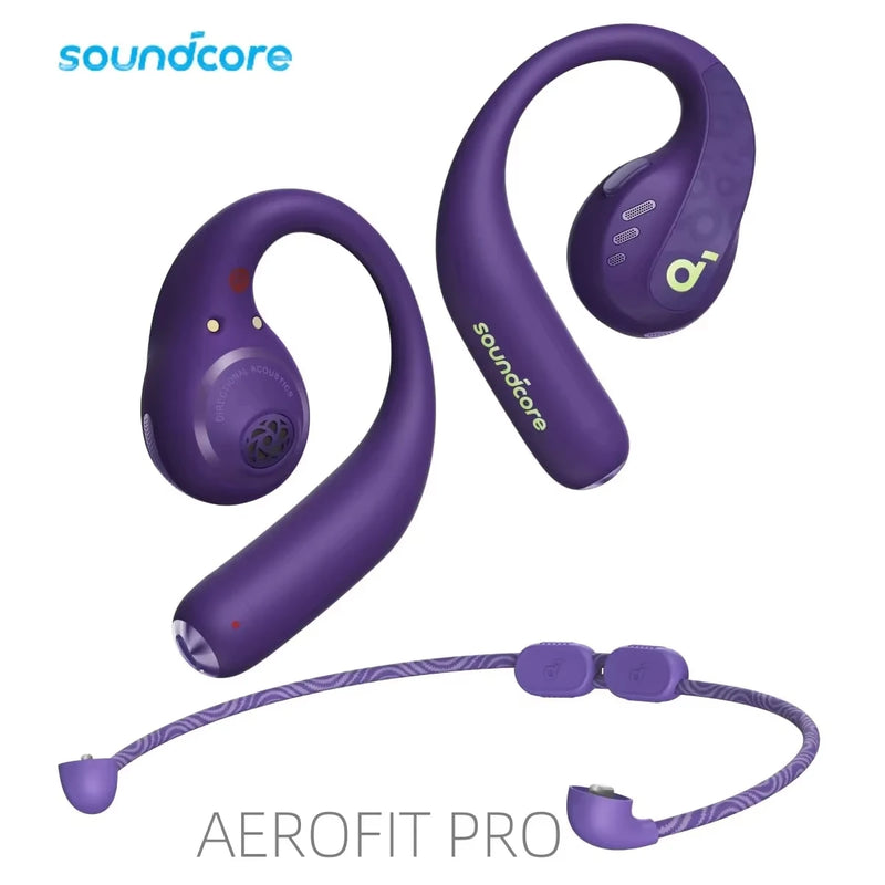 កាសស្តាប់ត្រចៀក Anker Soundcore AeroFit Pro កាសស្តាប់ត្រចៀកឥតខ្សែប៊្លូធូសទំហំ 16.2 មីលីម៉ែត្រ LADC Ultra Comfort ជាមួយមីក្រូហ្វូន