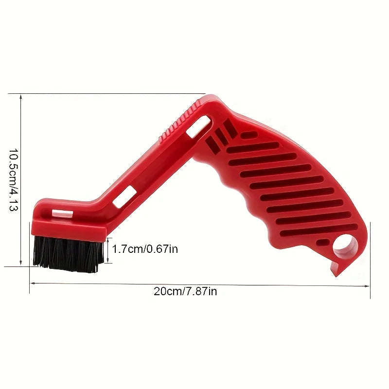 1pc Polishing Pad Cleaning Brush - Durable Nylon Bristles,Polishing Spur Tool Stain Cleaning Brush, for Polishing Pad Cleaning