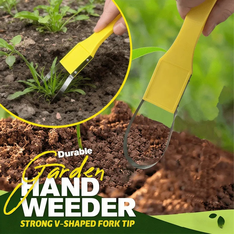 1pc Hand Loop Weeder, Weed Cutter/Remover Tool with Plastic Handle for Lawns & Yards, Gardening Made Easy. Gardening tools