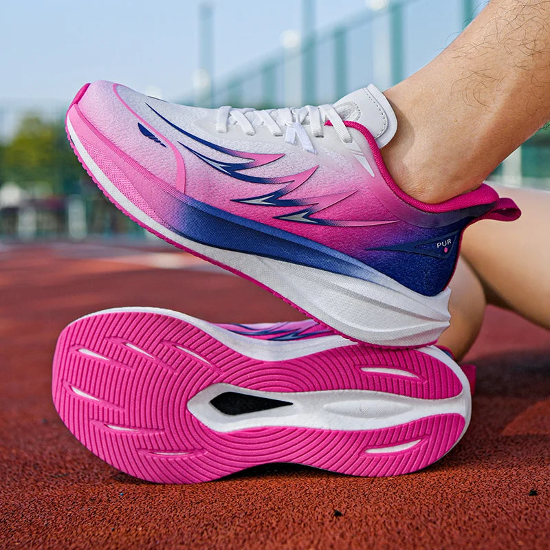 Men's racing running shoes four seasons soft-sole comfort breathable casual sneakers fashion students light speed sports shoes