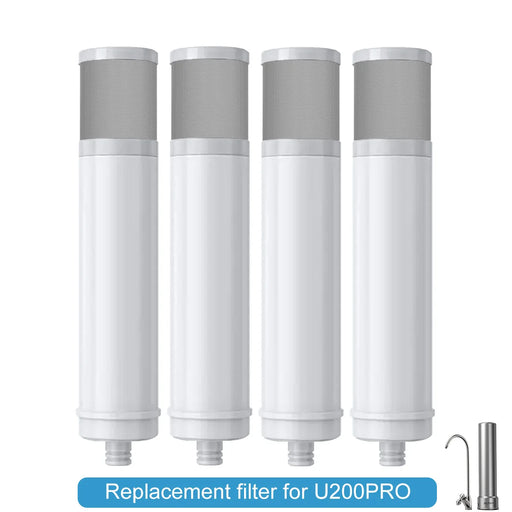 4x Replacement filter For ALTHY U200PRO Under Sink Water Filter Purifier Reduces 99% Bacteria Chlorine Lead Odor
