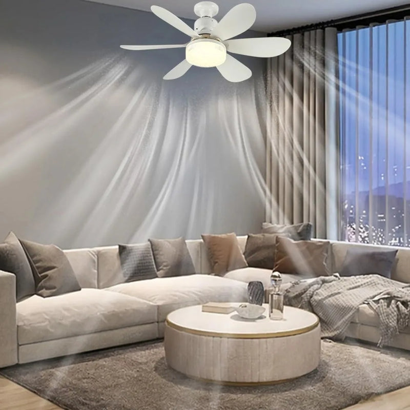 30W LED CeIling Fan Light E26 E27 Base Wireless Remote Smart Fan 3 Adjustable with Lighting Modes for Living Room Home Fans