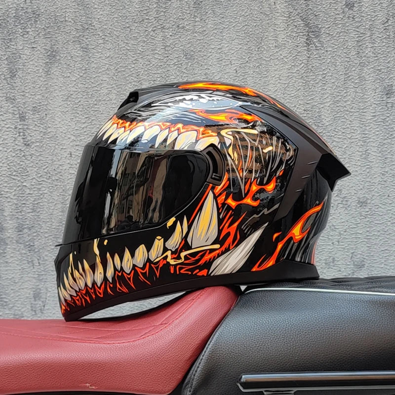 LVS Motorcycle full Face Helmets Moto Racing helmet Adult safety helmet DOT certification