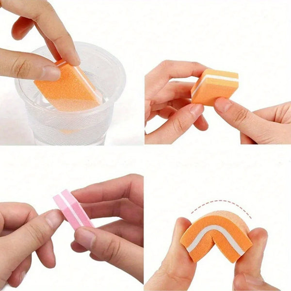 5/10pcs Mini Nail Buffing Blocks, Dual-Sided Sanding Files, Polishing Manicure Pedicure Tools, for Shaping And Smoothing