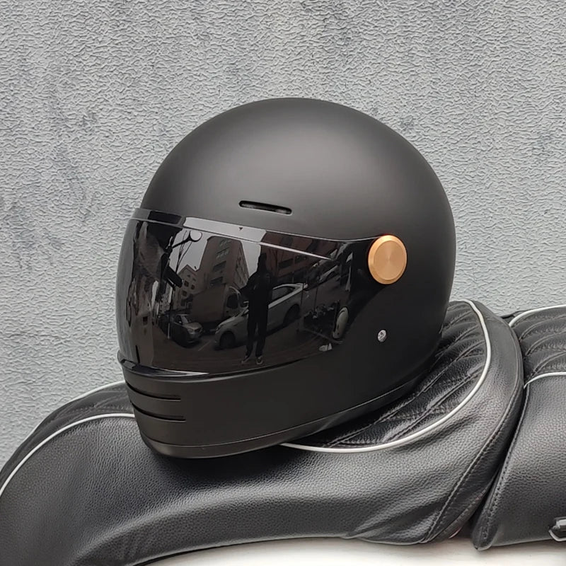 ORZ-806 Motorcycle helmet retro cruise motorcycle full helmet personalized lens ABS material