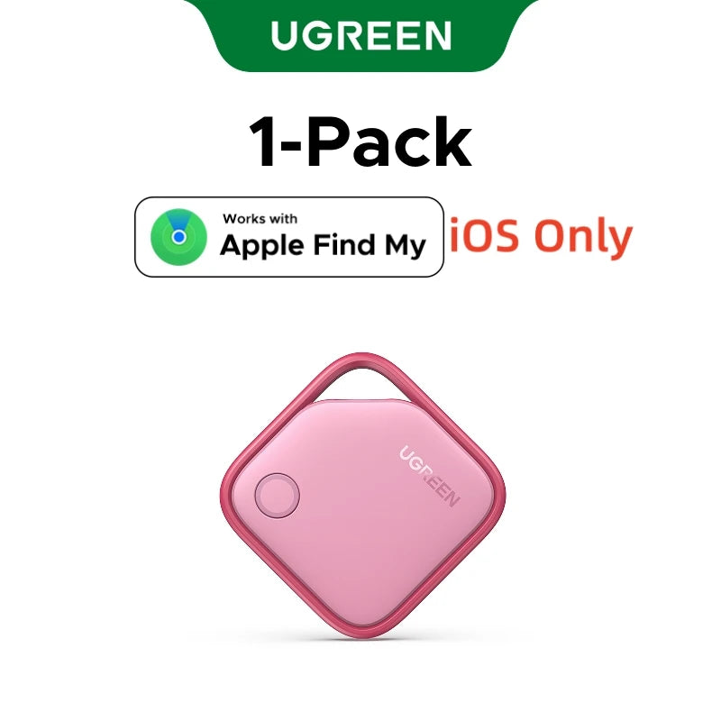 UGREEN Smart Tag Bluetooth Tracker, Keys Finder Item Locator SmartTag Up to 2 Year Battery For iPhone Apple Find My (only IOS)