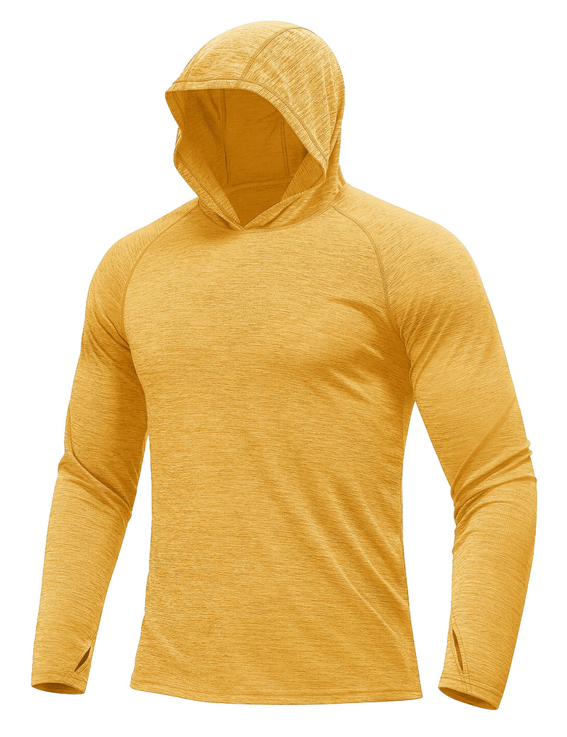 TACVASEN Mens Sun Hoodie Long Sleeve Fishing Shirt Lightweight UPF 50+ Dry Fit Rash Guard for Swimming Workout Athletic Tops