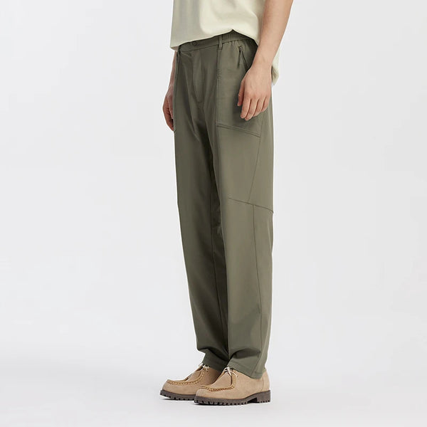ខោបុរស Semir ងាយស្រួលថែទាំ មានខ្យល់ចេញចូលបានល្អ ប្រើប្រាស់បានយូរ ខោរួញតូច រចនាប័ទ្មទីក្រុង សម្រាប់អ្នកធ្វើដំណើរ ខោរដូវស្លឹកឈើជ្រុះ ពាក់ប្រចាំថ្ងៃ ឆ្នាំ២០២៦