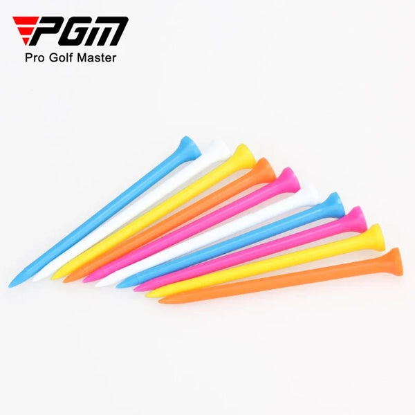 83mm Golf Tees 100pcs Random Color Plastic Ball Seat GKS001