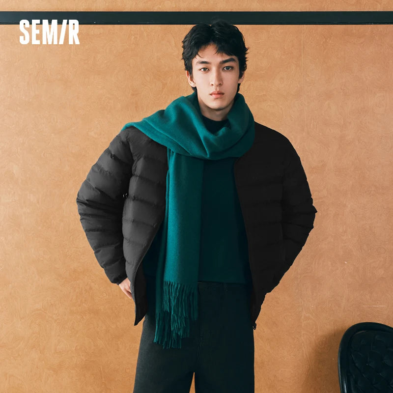 អាវរោមសត្វ Semir សម្រាប់បុរសនិងស្ត្រី ធន់នឹងទឹក ធន់នឹងខ្យល់ ធន់នឹងស្នាមប្រឡាក់ ៩០ ភាគរយ ធ្វើពីរោមសត្វ អ៊ីសូឡង់កម្ដៅ រដូវរងា ឆ្នាំ២០២៦
