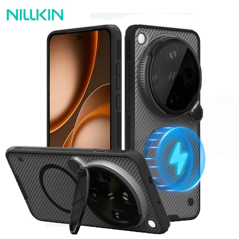 NILLKIN For OPPO Find X9 Ultra Magsafe Case CamShield Prop With Camera Protection PC Back Cover For Find X9 Ultra Magnetic Cases