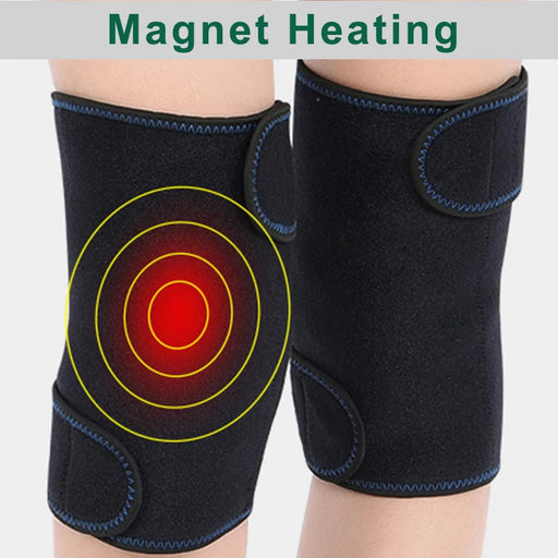 KOMZER 2 Pcs Self-heating Knee Pads for Joint Pain, Tourmaline Magnetic Therapy Knee Brace for Support, Pain Relief and Warmth