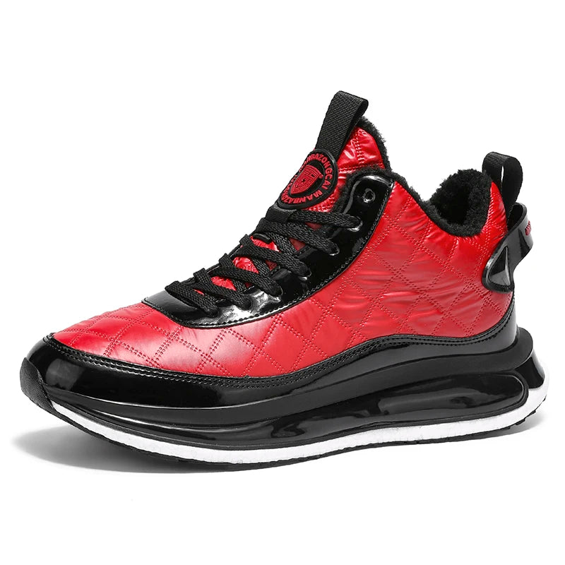 Unisex Walking Shoes Winter Warmth Comfortable Leather 2025 New Anti Slip Wear-resistant Fashion Casual Sneakers for Men