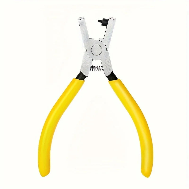Precision 2mm Hole Punch Pliers - Durable Carbon Steel, Ideal for Watches, Belts, Shoelaces & Sandals - Leather punching pliers