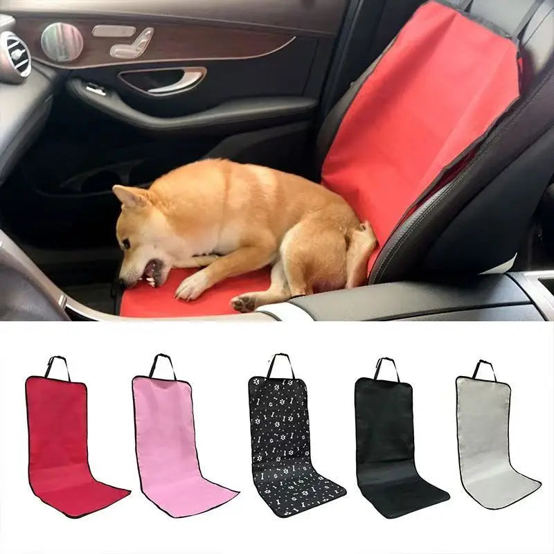 Waterproof Oxford Cloth Pet Car Seat Pad - Urine Resistant Dog And Cat Passenger Seat Cover for Outdoor Travel