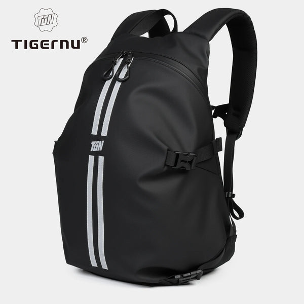 Tigernu 15.6 inch Waterproof Motorcycle Backpack With Reflective Strip Fit For Full Face Helmet For Outdoor Riding