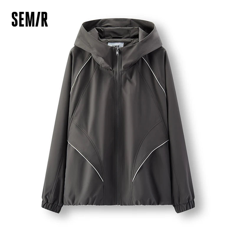 Semir Jacket Men Winter Fleece Lined Hooded Jacket 2025 New Oversize Fashion Sporty Raglan Sleeve Top Men'S Clothing