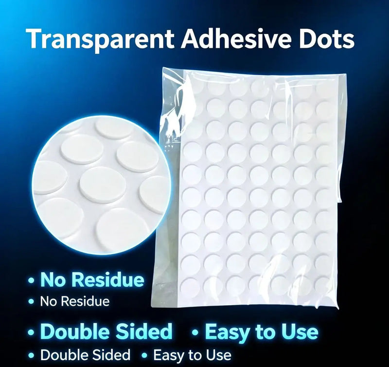 Nano Seamless Transparent Dot Double-Sided Adhesive Stickers Clear Jewelry Foot Ornaments Accessories Fixed Support for Foot Sti