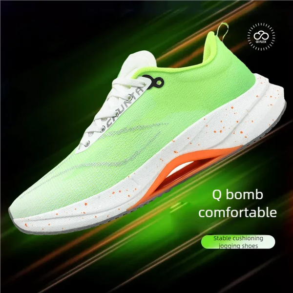 Men women casual sneakers four seasons breathable comfort soft-sole outdoor speed running shoes couple light racing sports shoes
