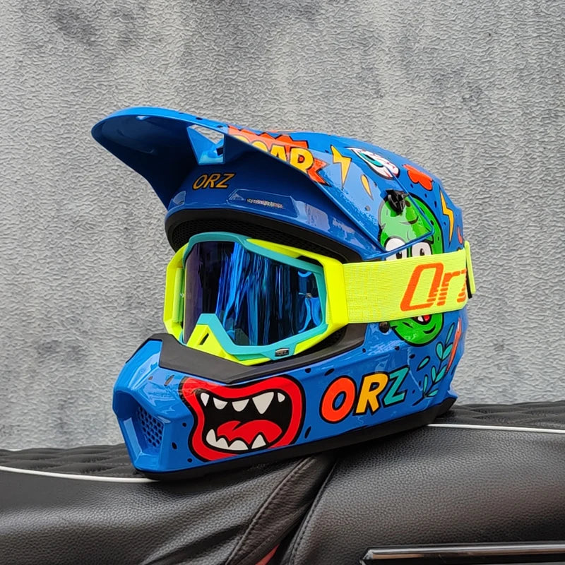 motorcycle helmet children off-road helmet bike downhill AM DH cross helmet capacete motocross casco capacitance