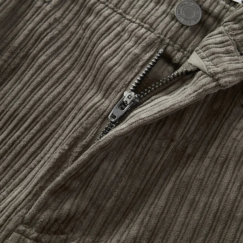 Semir Casual Pants Women Winter Textured Corduroy Micro-Flared Bell Bottoms 2025 New Retro Khaki Long Pants Women'S Clothing