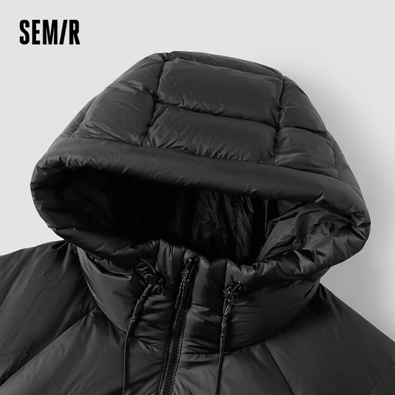 អាវក្រៅបុរស Semir ស្រាល ការពារទឹកជ្រាប មានក្រណាត់ ការពារខ្យល់ រដូវរងា ម៉ូដទាន់សម័យសម្រាប់គូស្នេហ៍ 2026