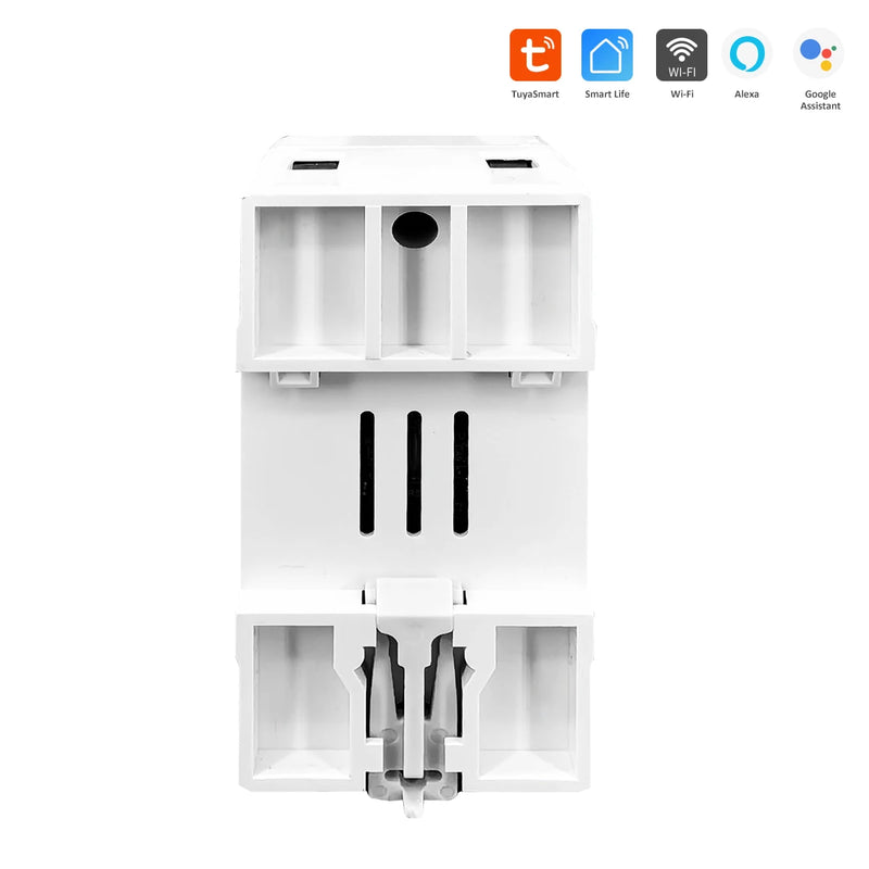 TOMZN 63A 80A WIFI Smart Energy Meter Kwh Metering Switch Timer with Voltage Current and Leakage Protection TUYA Circuit Breaker