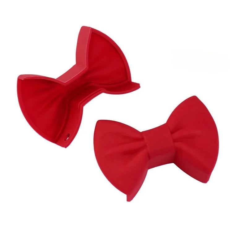 1pair Creative Cartoon Bow Non-Slip Kitchen Clip, Safe And Harmless When Cooking Foods, Preventing Accidental Slips