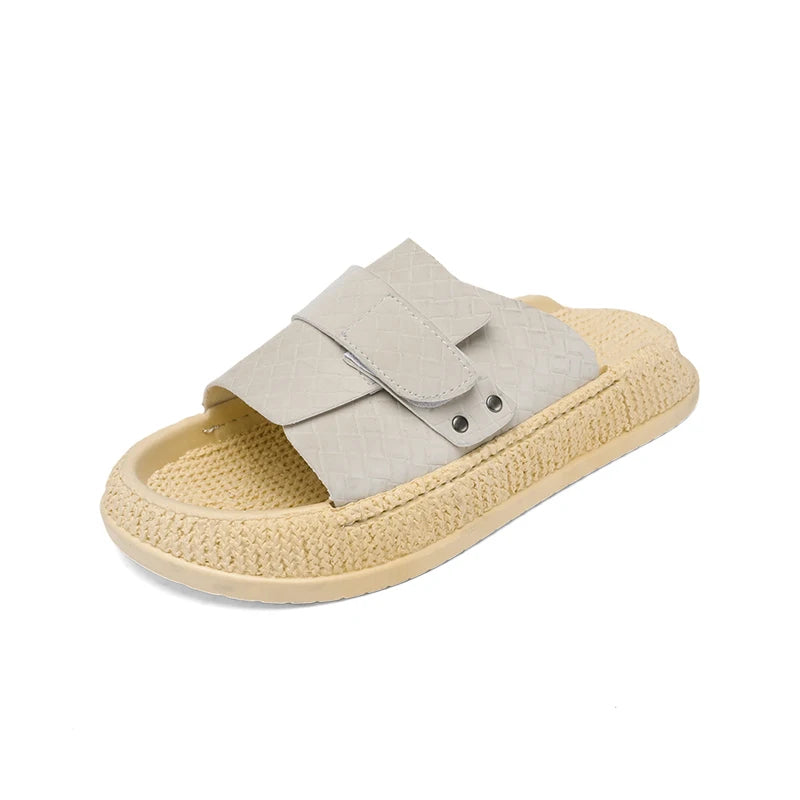 Men's slippers summer new soft-sole anti-slip sports outdoor casual walking slippers fashion youth Joker breathable beach shoes