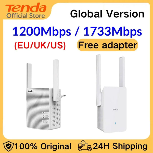 ឧបករណ៍ពង្រីកសញ្ញា Wifi Tenda WiFi Repeater ឧបករណ៍ពង្រីកសញ្ញា Wifi បណ្តាញ Wifi5 Wifi6 Booster 1200Mbps ឧបករណ៍ពង្រីកសញ្ញា Wifi ឥតខ្សែរយៈចម្ងាយឆ្ងាយ