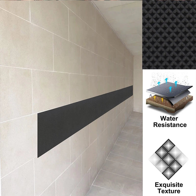SEAMETAL 200X20cm Car Door Protector Garage Rubber Car Styling Wall Guard Bumper Safety Parking Lip Bumper Exterior Protector