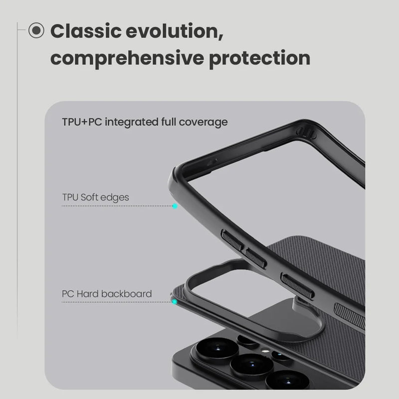 NILLKIN For Samsung Galaxy S26 Ultra Magsafe Case Super Frosted Shield Pro Magnetic Charging Back Cover For Galaxy S26/S26+ Case